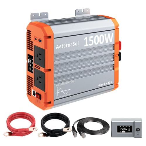AeternaSol 1500W Pure Sine Wave Inverter