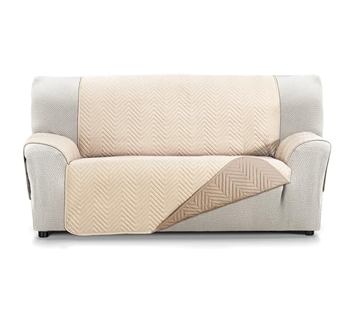 Martina Home Milano 3 Seater Sofa Cover Beige/Leather
