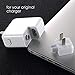 AC Power Adapter Wall Folding Plug Duck Head, Charging Adapter US Plug Duck Head Compatible with MacBook Pro/MacBook Air/Mac iBook/iPhone/iPod AC Power Adapter Brick (2 Pieces) …