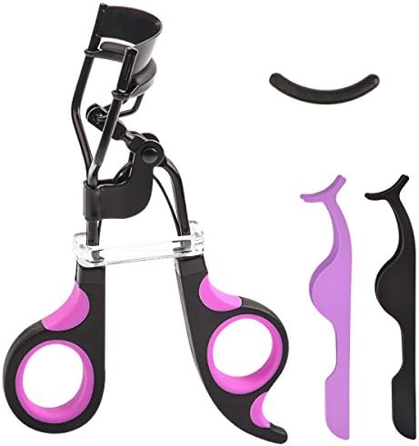 Eyelash Curler, Eyelash Clips and Lash Curler Replacement Pads with Refills, A Set of Tools to Solve All Eyelashes Problems