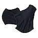 Woreach Aquatic Gloves Water Resistance Swim Training Gloves (1 Pair) (Black, L)