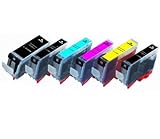 Generic  6 Pack Compatible PGI-225BK/CLI-226BK/CLI-226C/CLI-226M/CLI-226Y/CLI-226GY compatible ink cartridges with chips for Canon Pixma MG6120/MG6220/MG8120/MG8120B/MG8220