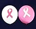 Fundraising For A Cause Pink Ribbon Awareness Balloons (24 Balloons - 2 Colors)