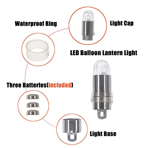 SumDirect 12/30/50/100 Pack LED Party Lights NonBlinking Waterproof