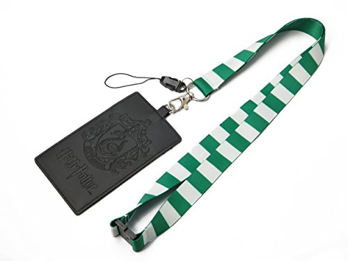 HARRY POTTER Slytherin School Crest Lanyard Multiple Card Holder Slots
