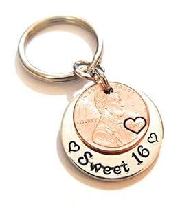 Lucky Copper Penny Key Chain 