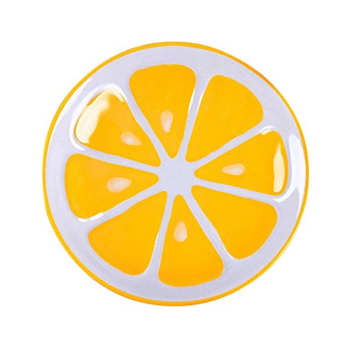 image for XDOBO 4Pcs Cute Fruit Pattern Ceramics Seasoning Dishes/Tea Bag Holder