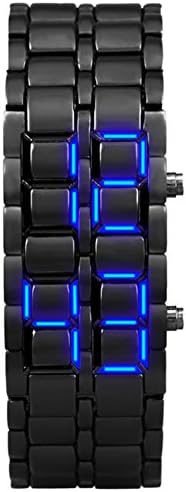 Men's and women's Electronic wrist watch,30m waterproof Lcd screen 24 hours Lava bracelet Personality Stylish Student Couples-H