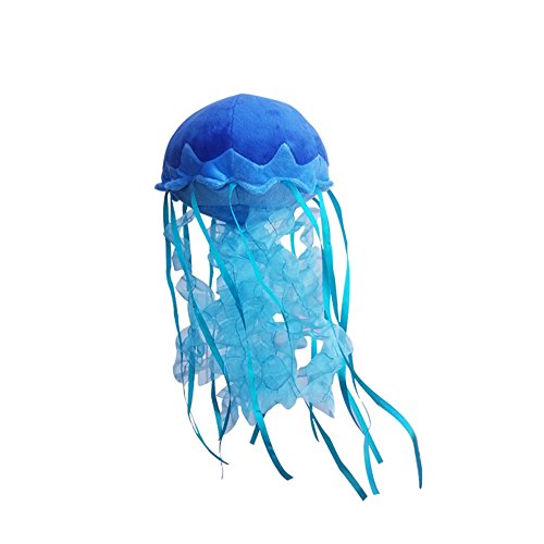 Jellyfish Plush Toy Doll Jellyfish Decoration Creative Gift (Blue)
