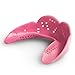 SISU Mouth Guards Junior 1.6mm Custom Fit Sports Mouthguard for Kids, NextGen, Hot Pink