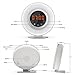 Wake Up Light Digital Alarm Clock Sunrise Simulation 7 Colors LED Night Lights 6 Nature Sounds with FM Radio Snooze Mode for Adults kids