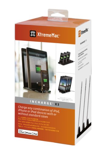 XtremeMac iPod/iPhone/iPadの3台同時充電ができる InCharge X3 IPU-IX3-14