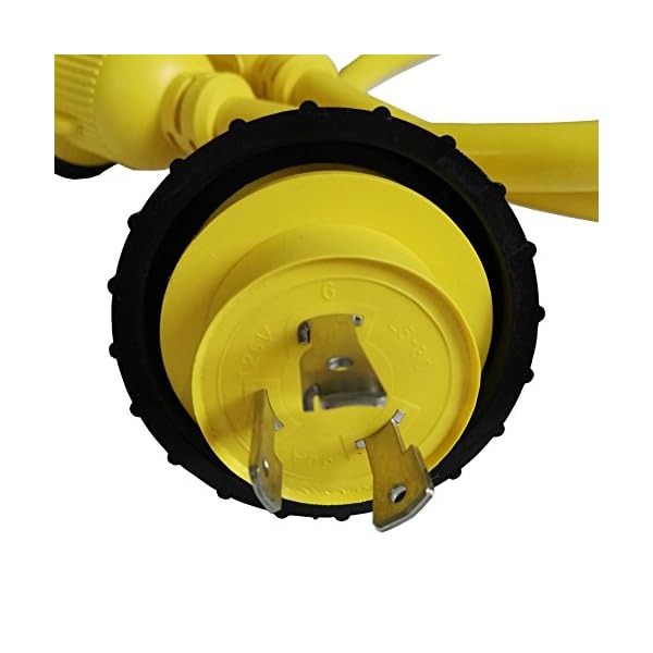 Parkworld-692040-Marine-30-AMP-Shore-Power-1-to-2-Y-Adatper-L5-30P-Male-Plug-to-L5-30R-Female-2EA-connector