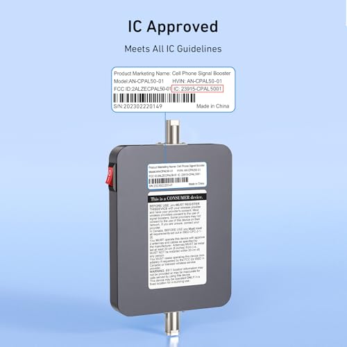 Cell Phone Booster for RV Truck Vehicle | Boost 3G 4G LTE Voice Data for All Canadian Carriers - Bell, Rogers, Telus & More on Band 2 4 5 12 13 17 | ISED Approved