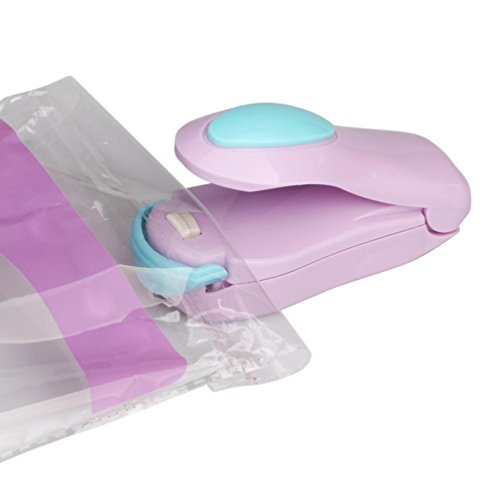 MChoice Portable Mini Heat sealing Machine Impulse sealer Seal Packing Plastic Bag (Purple)