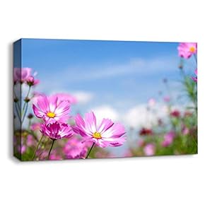 Flowers in The Sunshine Home Artwork for Living Room Bedroom