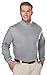 Tri-Mountain 100% Cotton Golf Cut Spandex Stretch Shirt - 620 Graduate, Heather Gray, Large