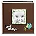 Pioneer Photo Albums EV-246FB/O 200-Pocket Baby Owl Printed Designer Frame Cover Photo Album, Blue, 4 x 6 Inch