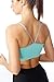 FITTIN Cross-Over Sports Bra Pack of 3 - Padded Seamless Med Impact Support for Yoga Gym Workout Fitness Medium