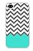 Customize EVERMARKET() iPhone 6 Plus (5.5) case-Chevron Pattern Turquoise Grey White Case for iphone 6 plus (5.5) Design