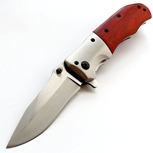 Eafengrow EF51 Professional Wood Pocket Knives with 8Cr13Mov Steel , Wood Folding Knife Survival Knife Outdoor Camping Knife Tools
