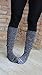 Knee High Boot Socks for Women, Multi-Color in 2 Pack by Lucky Love (Brown + Black Patterned)