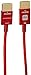 Monoprice 6ft 18Gbps Ultra Slim Series High Performance HDMI Cable w/ RedMere Technology - Red