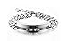 INBLUE Personalized Bracelet Nameplate Date Engraved Bracelets for Women Men Couples Custom Anklet Adjustable Handmade Stainless Steel Lovers Jewelry (Black Rose Gold You Are My Only Love)