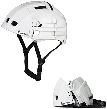 OVERADE Casque Pliable Plixi pour vélo, Trottinette électrique, gyroroue, Skateboard, Roller, VAE - Répond à la Norme CE EN1078, même Protection Qu’Un Casque Classique - Volume divisé par 3