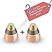 Replacement Blade Head for Eyebrow Hair Remover Trimmer Shaver Razor AS SEEN ON TV with Cleaning Brush(Rose Gold)