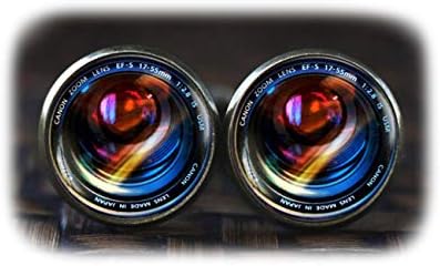 Camera Lenses Cufflinks, Camera Cufflinks, Camera Lens Art Gift