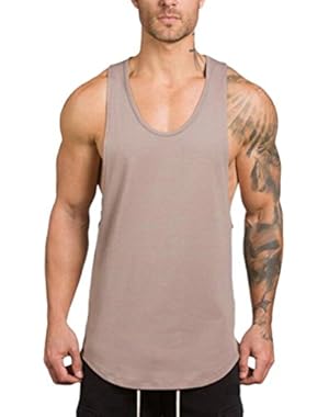 Men's Gyms Bodybuilding Fitness Muscle Sleeveless T-Shirt Top Vest Tank