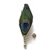 Hansicod Men's Colorful Peacock Feather Handmade Lapel Pin for Suit Wedding Groom (Pack of 4)