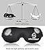 UtechSmart Sleep Mask, Black Out Adjustable Contoured 3D Sleep Eye Mask Lightweight Comfortable Eye Cover Blindfold Eyeshade Sleeping Travel Shift Work Naps Meditation & Night