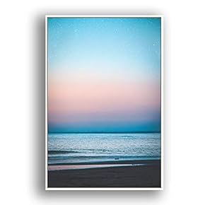 Framed Canvas Wall Art for Living Room, Bedroom Coast and Sea Canvas Prints for Modern Home Decoration Ready to Hang - 16"x24" inches