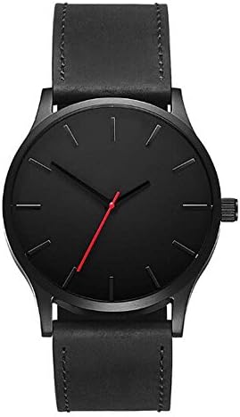 Feitengtd Fashion Business Quartz Large Dial Watch For Men's Matte Belt Wrist Watch Valentine's Day