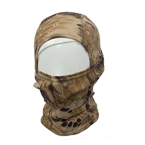 Susenstone 1PC Army Cycling Motorcycle Cap Hats Full Face Mask (Khaki) - Thumbnail 5