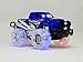 4E's Novelty 2 Pack Push n Go Toy Light Up Monster Truck Pullback Racer Cars, Light Up Wheals, Pullback Trucks Toys for Boys, Best Gift for Kids