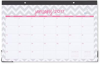 Dabney Lee for Blue Sky "Ollie" 17 x 11 Monthly Desk Pad Calendar, 2017