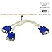 Gocomcom Honbay VGA Monitor Y Splitter Cable