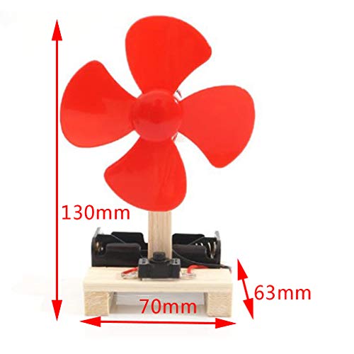 image for Flameer DC Motor Kit Kids DIY Mini Electric Motor Shaft Blades Propell