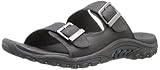 Skechers Women's Reggae Jammin Sandal,Black,11 M US