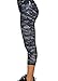 RBX Active Women's Camo Camo Printed Capri Yoga Leggings Black M