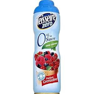 Amazon.com : Grenadine Flavor Sugar Free - Teisseire 600ml Syrup, One