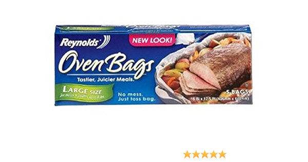 Amazon Com Reynolds Wrap Oven Bags Large 16 X 17 5 5 Box Health Household