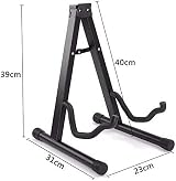 Karan King Guitar Stand A-Frame Universal Black Plastic view 6