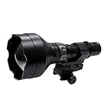 ATN IR850 Supernova Infrared Illuminator for hunting, law enforcement, search & rescue and military use, includes IR Illuminator, Easy rail mounting system, single lithium battery and battery charger
