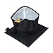 GraduationForYou Matte Graduation Gown Cap Tassel 2018,Black,54