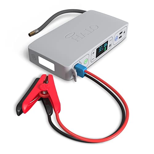 HALO Bolt Air+ with AC Inverter, Portable Vehicle Jump Starter, Air