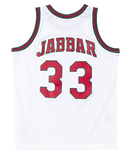 Kareem Abdul-Jabbar Milwaukee Bucks Men's White
